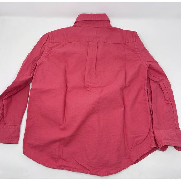 Ralph Lauren Boys Bundle of 2 Size 5 Button Down Shirts Blue White Striped Pink - Picture 10 of 12